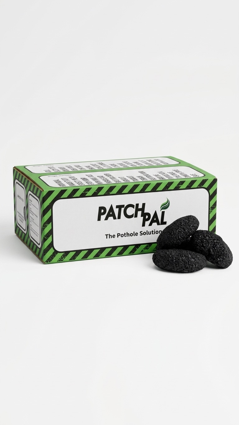 PatchPal™ kit ready for a commercial parking-lot repair